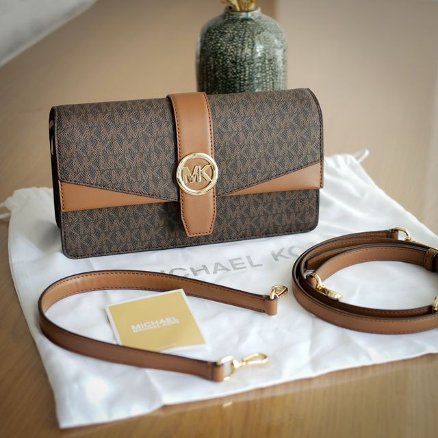 Bolso Michael Kors Marrón y Dorado