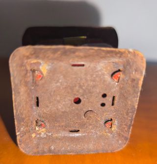 Molinillo café Rico hojalata litografiada años 40