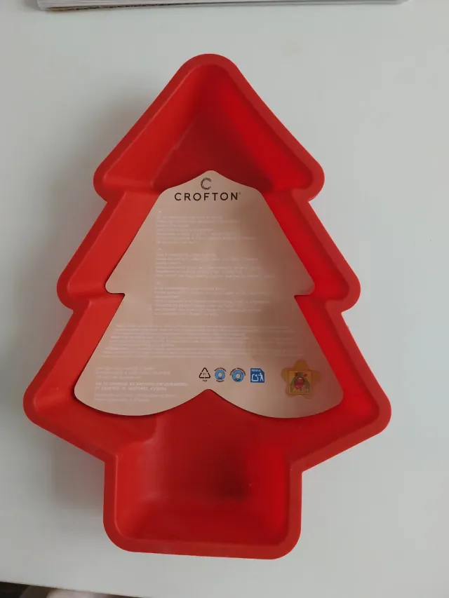 Molde Silicona Árbol Navidad Crofton Rojo