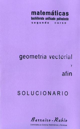 Matemáticas Problemas Geometría Vectorial y Afín