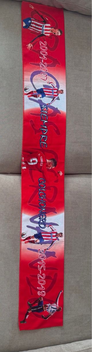 Bufanda Fernando Torres Atlético de Madrid