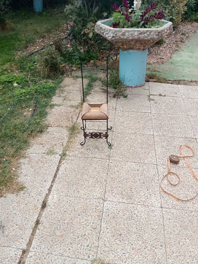 Sillita forja para restaurar,75 por 10