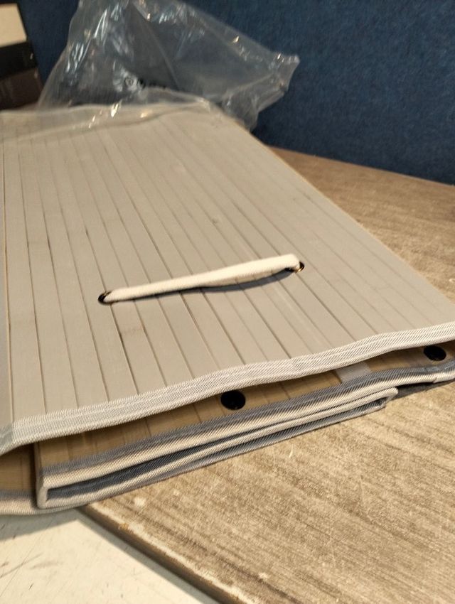 SONGMICS Cesto de la Ropa Sucia con Tapa 72 L