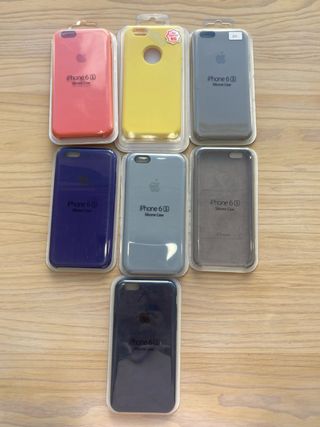 Custodie Apple in silicone per iPhone 6S