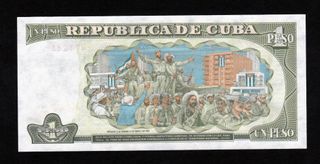 CUBA 1 PESO 1995 UNC/SC Pick.112