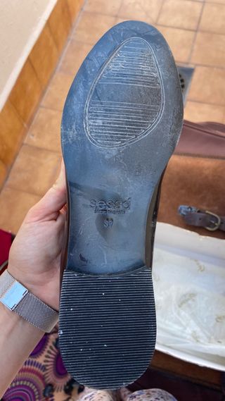 Mocasines de piel con borlas