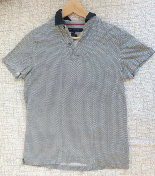 Polo Tommy Hilfiger Gris Talla S