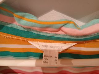 Blusa Springfield Talla 44 rayas multicolor