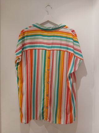 Blusa Springfield Talla 44 rayas multicolor