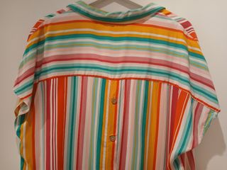 Blusa Springfield Talla 44 rayas multicolor