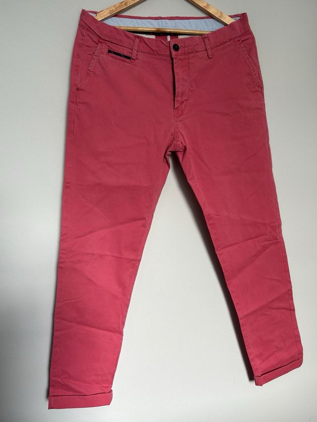 Pantalón chino El Ganso rosa /coral
