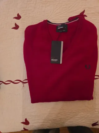 Jersey Fred Perry Rojo