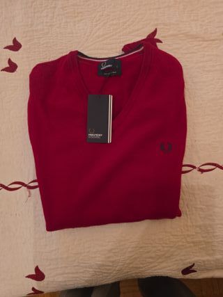 Jersey Fred Perry Rojo