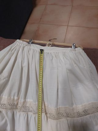 Enagua Fallera Huertana Beige