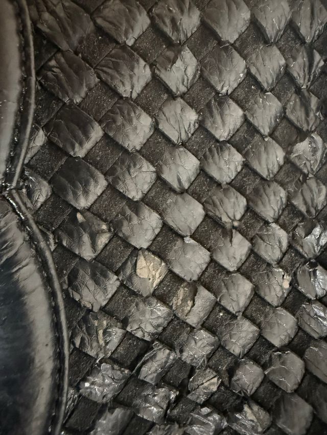 Bolso Chanel Negro Tejido