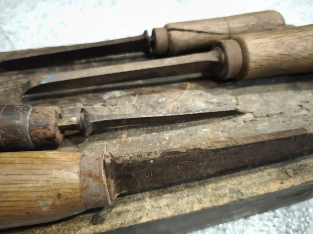 Herramientas de carpintería antiguas