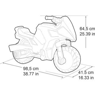 Motofeber Turbo Hybrid 2 en 1, Moto Infantil