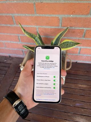 iPhone 12 blanco | 100% de batería