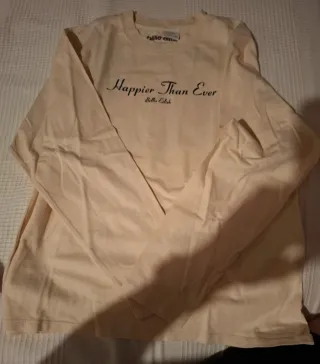 Camiseta Zara Manga Larga Beige