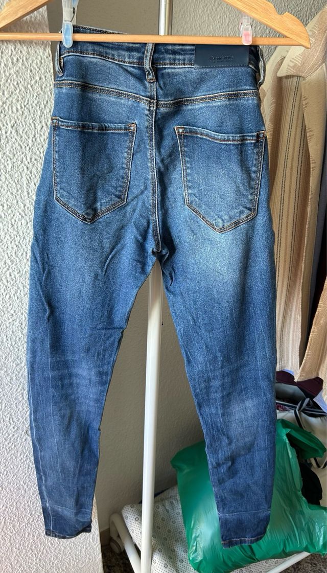 Lote 2 Vaqueros Skinny Stradivarius Azul