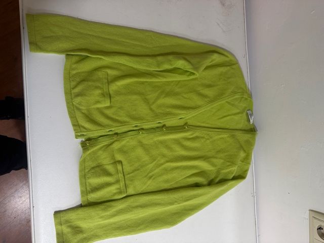 Cárdigan de Cachemira Verde