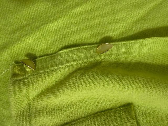 Cárdigan de Cachemira Verde