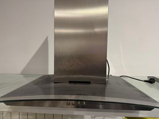 Campana extractora cristal decorativa