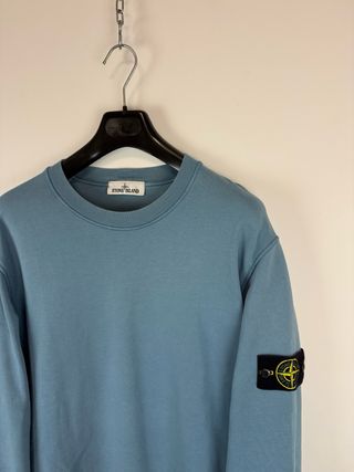 Blue Stone Island sweatshirt