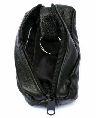 Monedero Llavero PIEL Doble