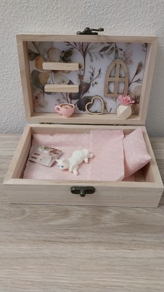 Scatola casa bambole Maileg Sylvanian di 10- 12 cm