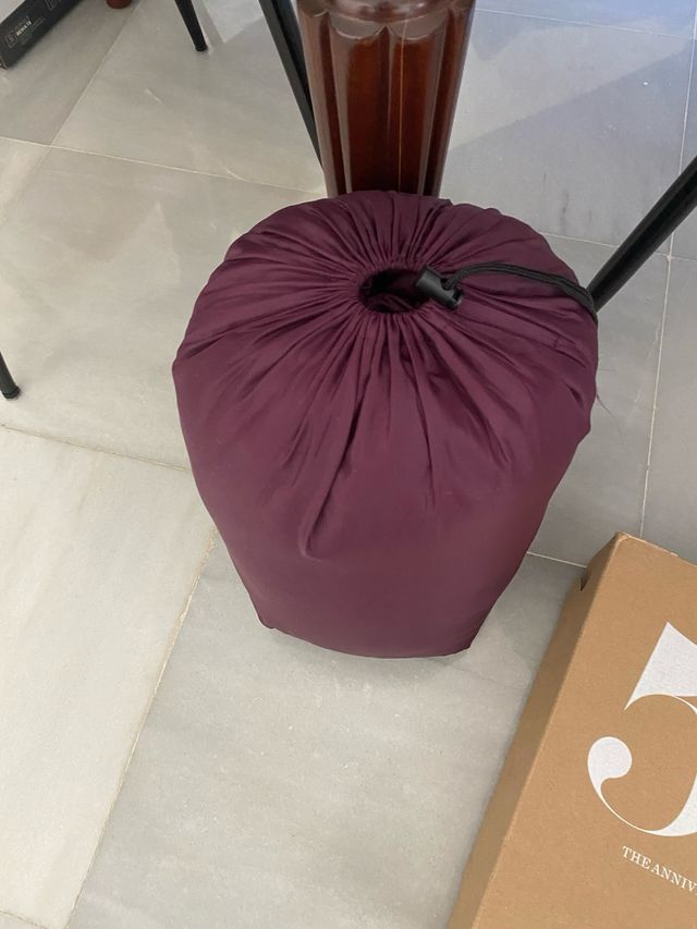 Saco de dormir Decathlon morado