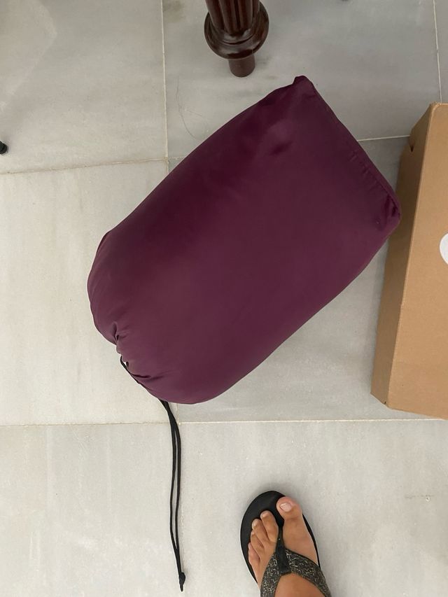 Saco de dormir Decathlon morado