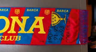 Bufanda FC Barcelona 1993 poker de ases