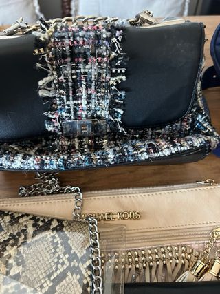 Lote Bolsos Marrón y Multicolor