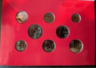 Cartera Monedas Euro Monaco 2025 Brillante