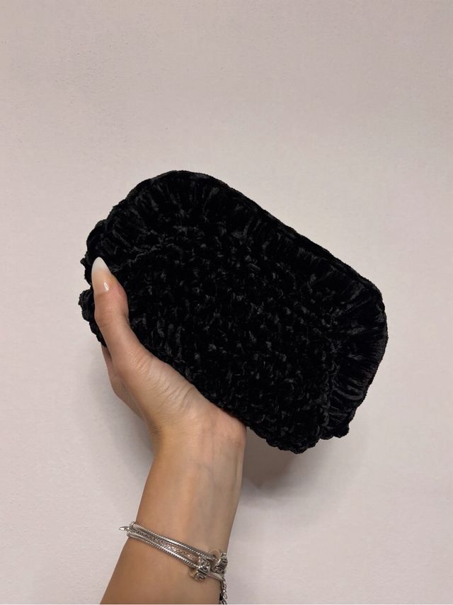 Borsa fatta a mano color borgogna