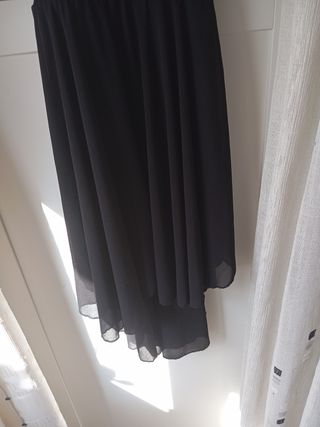 Vestido elegante negro lentejuelas