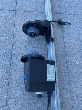 Enrollador para plotter de impresión