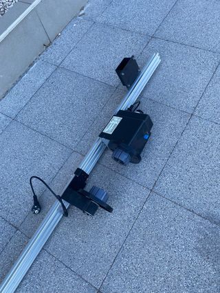 Enrollador para plotter de impresión