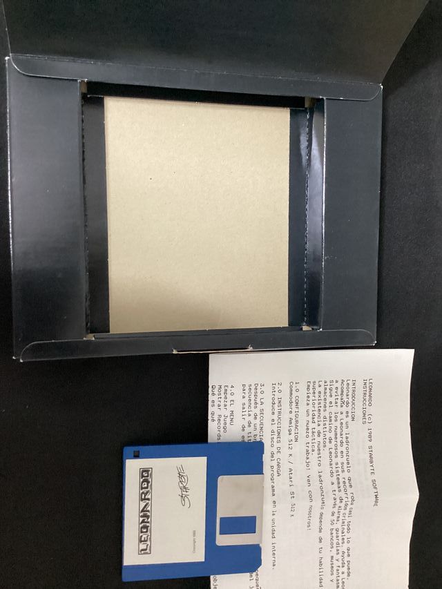 Juego Leonardo Commodore Amiga Retro