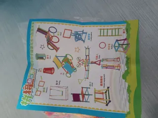 Pack construcción magnético,palitos y piezas niños