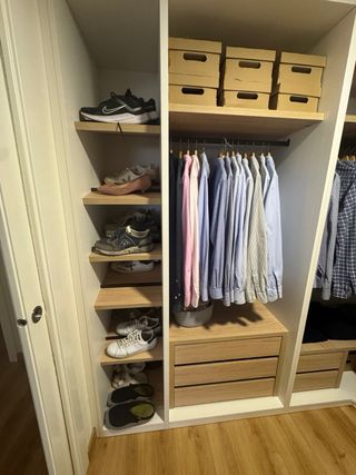 Vestidor modular madera