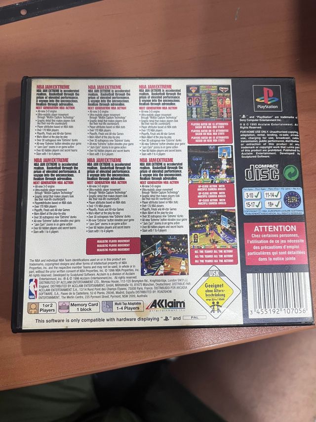 PlayStation NBA Jam Extreme Edición Limitada PAL