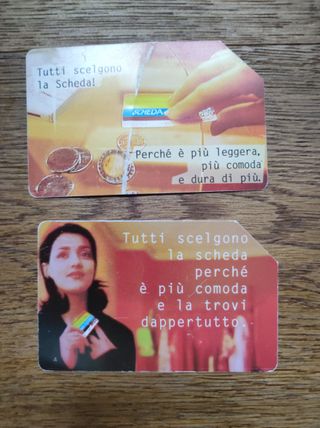 Schede telefoniche "Dove vai, dove vuoi"