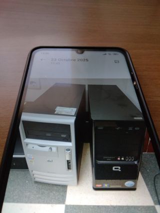 Torre HP Compaq Gris/Plata