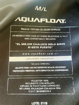 Chaleco de flotación HARD WIND rojo/negro M/L