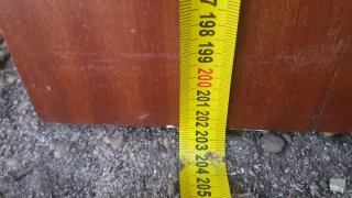 Puertas Dobles Madera con Cristal