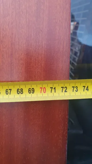 Puertas Dobles Madera con Cristal