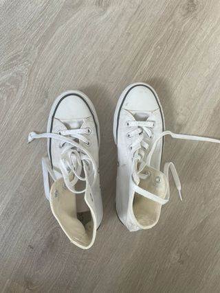 Zapatillas Converse plataforma blancas