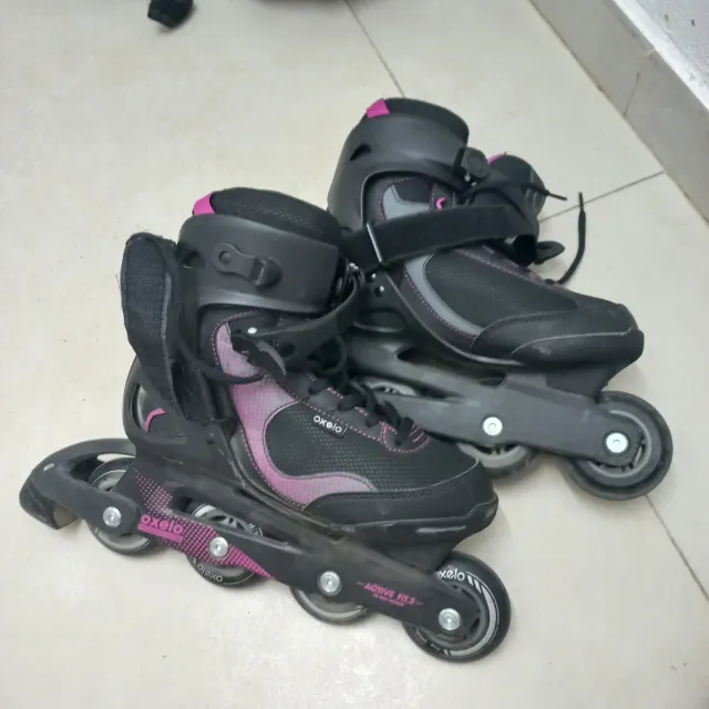 Pattini in linea taglia 38+borsa